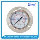 Liquid Filled Pressure Gauge- with Front Flange- with U Clamp