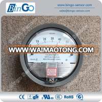 Micro differential pressure gauge for fan, air blower