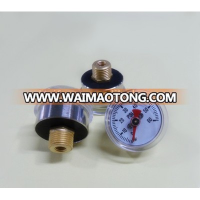 Suitable for All Media Durable Mini 25mm pressure gauge