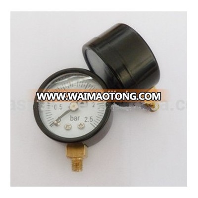 Mini 2016 Small 35mm Bourdon Tube Steam Engine Pressure Gauge