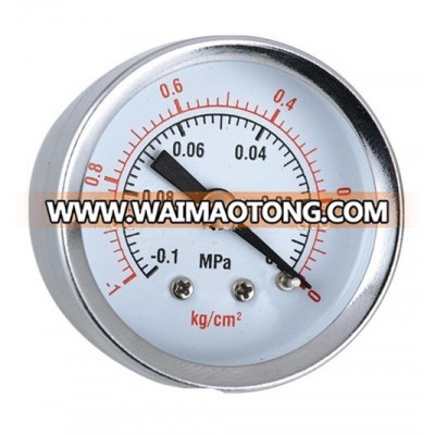 Back and Lower mount Dual Scale psi Pressure Gauge