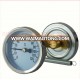 Industrial 0-120 Celsius Dial Bimetal Pipe Spring Thermometer