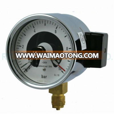 100mm Industrial Electric Contaction 600 bar Vacuum Pressure Gauge with Alarm