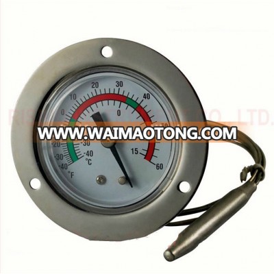 -40+60 deg C Capillary Remote Reading Refrigerator Pressure Thermometer