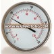 0-120 Celsius 0-250F Dial size 4 inch Bimetal Thermometer Back Connection