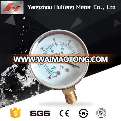 2.5 inch vacuum pressure gauge measuring instruments with CE certificate