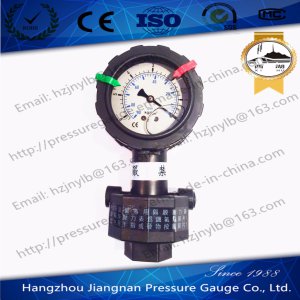 60mm 2.5′′ Dual Dial Oil Filled Diaphragm Pressure Gauge