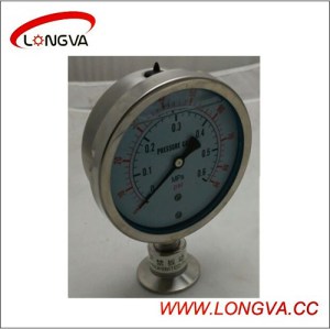 Sanitary Stainless Steel Diaphragm Type Pressure Gauge