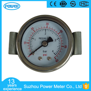 4bar 60psi Back Type 40mm General Pressure Gauge with Clamp